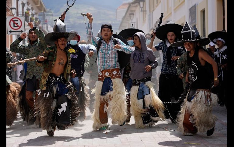 La danza ancestral se produce en honor al Inti Raymi (Fiesta del sol, en quechua), que marca el fin de la cosecha. AP/D. Ochoa