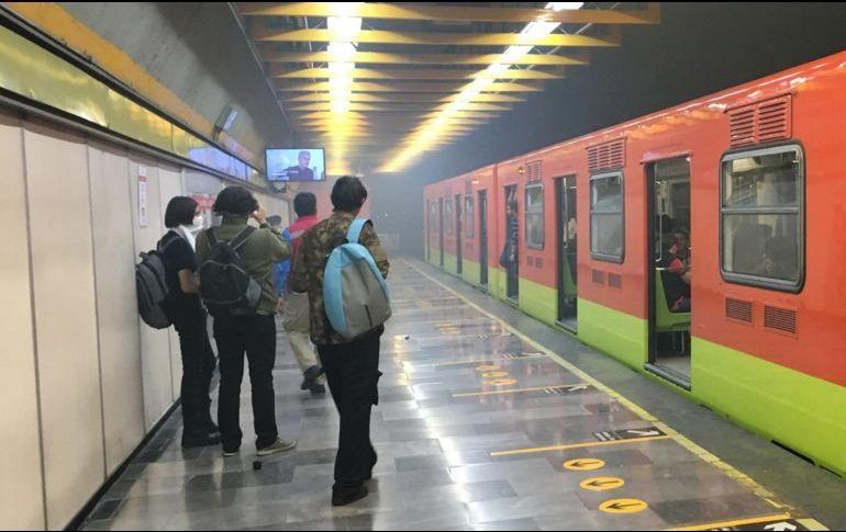 El accidente fue ocasionado por la saturación de las charolas de captación pluvial ubicadas al exterior de las instalaciones del Metro. NTX/ARCHIVO