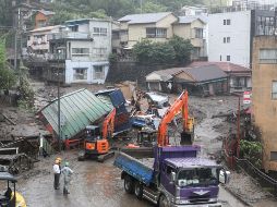 Atami fue una de las localidades más castigadas por las lluvias torrenciales récord que afectaron el pasado fin de semana al archipiélago japonés. AFP / ESPECIAL