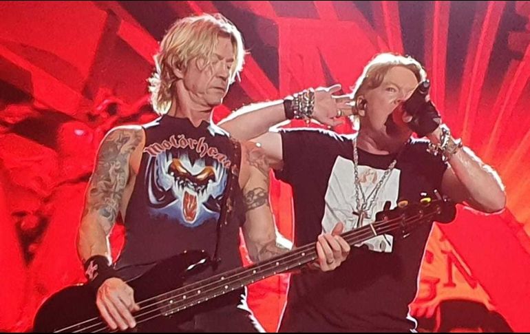 El concierto Guns N’ Roses se promueve para el 7 de octubre próximo. EL INFORMADOR/ARCHIVO