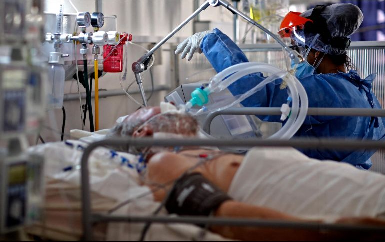 El nuevo tratamiento reduce el riesgo de muerte en torno a un 4% (un 17% en pacientes con ventilación). AFP / N. Aguilera