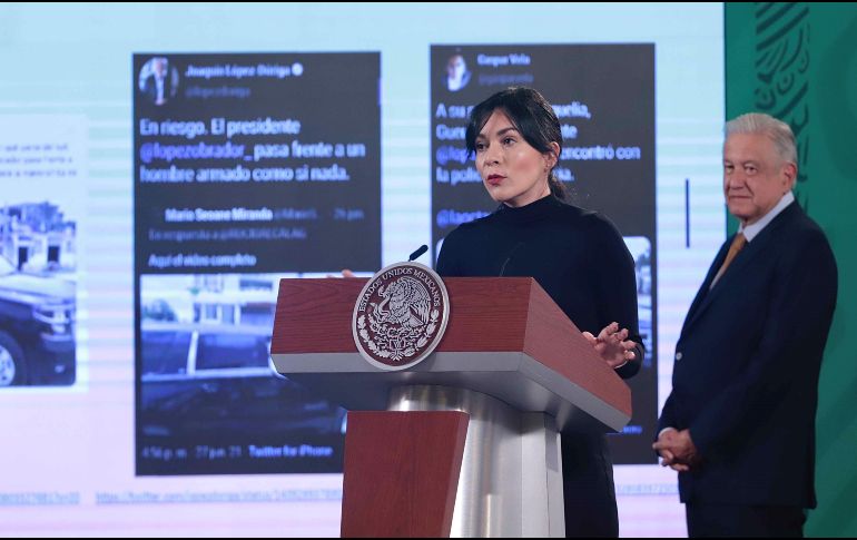El SIP criticó la sección en las mañaneras de AMLO sobre presuntas fake news, a cargo de Ana Elizabeth García Vilchis. SUN/ARCHIVO