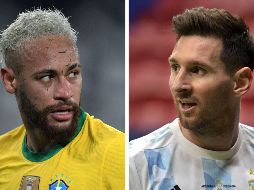 CHISPAS. Neymar y Messi buscarán guiar a sus selecciones en la final por el título. AFP/C. De Souza