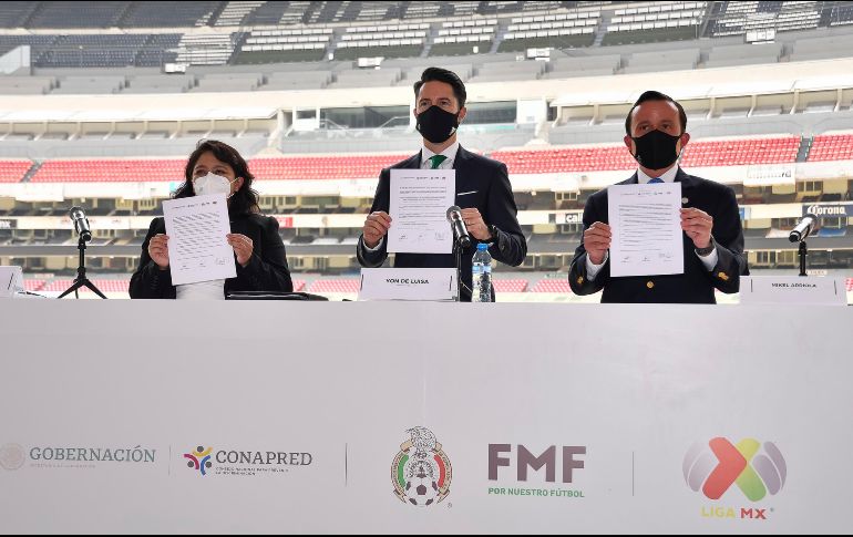 La Liga MX informa que, en conjunto con la FMF y el Conapred, se decidió cambiar el nombre del torneo como parte de una estrategia para erradicar el grito homofóbico en estadios del futbol mexicano. IMAGO7