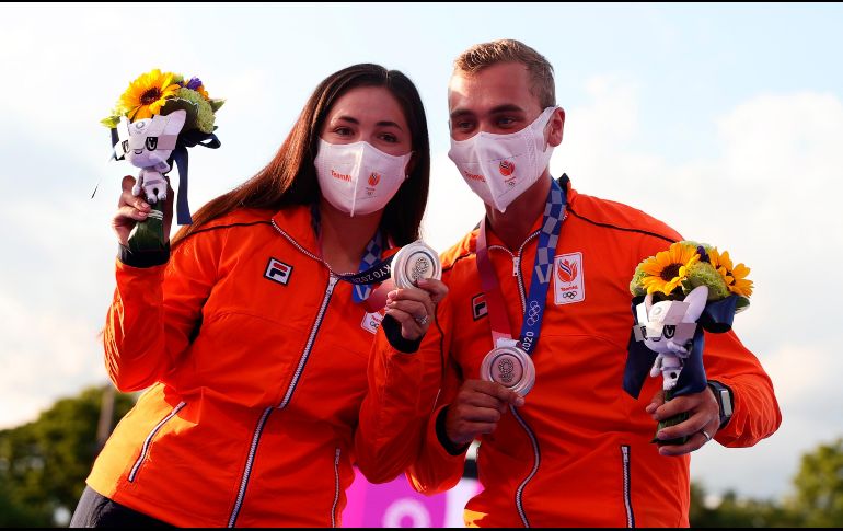 Gabriela Schloesser Bayardo se mudó a Países Bajos en 2018 luego de enamorarse de Mike Schloesser, quien también es atleta de alto rendimiento en el tiro con arco, exhibiendo en su palmarés un campeonato mundial. EFE / D. Azubel
