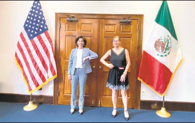 El pasado 21 de julio Tatiana Clouthier se reunió con Katherine Tai, representante comercial de EU. ESPECIAL