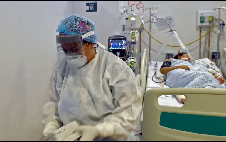a ocupación media en los hospitales es del 38% para camas de terapia intensiva. AFP/ARCHIVO
