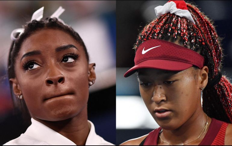 Simone Biles y Naomi Osaka eran dos llamadas a alzarse con el Oro Olímpico. Simone Biles aún está en duda para las competencias individuales. ESPECIAL