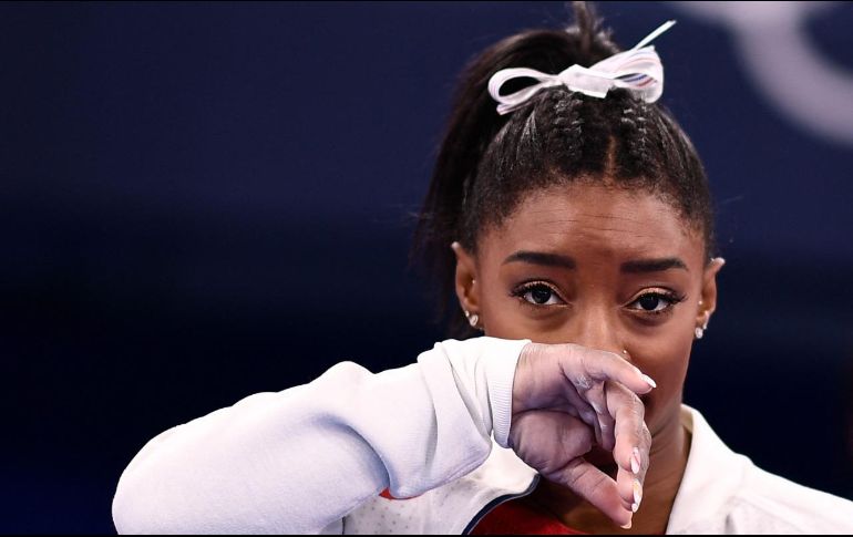 GOAT. La gimnasta recibió muestras de cariño y apoyo a través de redes sociales. AFP/L. VENANCE