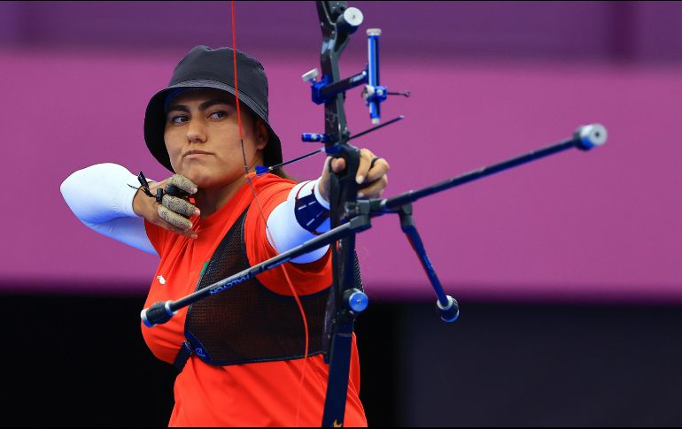 Alejandra Valencia deja los Juegos Olímpicos con la medalla de bronce que consiguió en pareja con Luis Álvarez. MEXSPORT/A. Macías