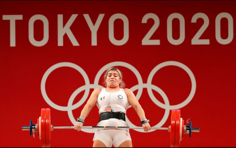 Aremi consiguió la tercera medalla de bronce para México en los Juegos Olímpicos de Tokio 2020. EFE / H. Amid