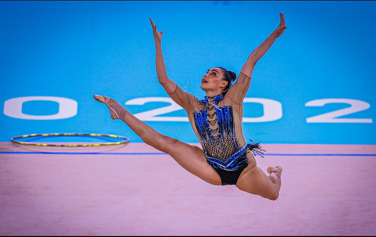 Rut Castillo. Con un puntaje total de 82.750, la gimnasta nacional irrumpió en Tokio 2020 para marcar un precedente en el deporte mexicano. MEXSPORT / A. Macías