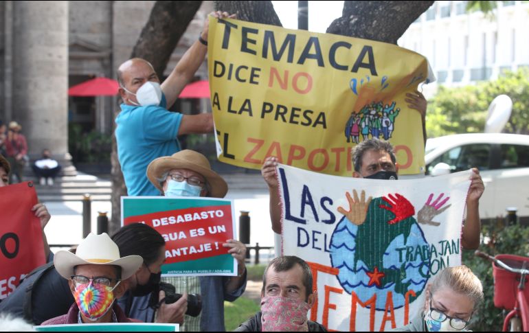 Los inconformes afirmaron que no abrirán el diálogo con López Obrador si los ignora y sólo acude al municipio de Yahualica el sábado 14 de agosto. EL INFORMADOR/A. Camacho