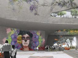 Concepto artístico del Museo de Ciencias Ambientales de la Universidad de Guadalajara. TWITTER/CCU_TULUGAR