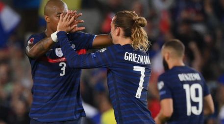 Antoine Griezmann marcó el gol del empate para Francia. AFP/F. FIFE