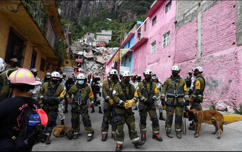 Habitantes de 136 construcciones fueron advertidos sobre la necesidad de evacuar. SUN/D. Sánchez