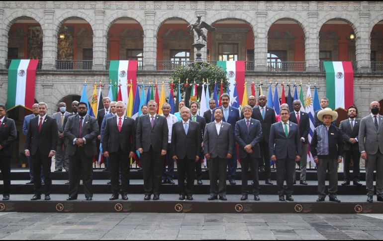 La Cumbre de la Celac se llevó a cabo este sábado en la Ciudad de México. AP / Presidencia de México