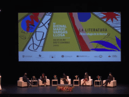 Mario Vargas Llosa resaltó en su participación la gran cantidad de novelas que recibió el premio este año. TWITTER/@FILGuadalajara