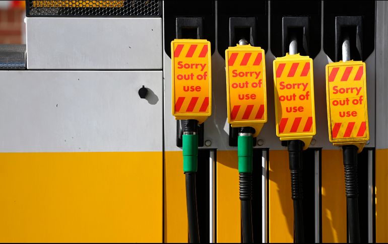 La penuria de combustible se registró, sobre todo, en las gasolineras de las áreas urbanas del Reino Unido. EFE / N. Hall