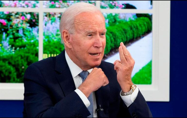 Joe Biden sostuvo dos llamadas telefónicas con el líder chino Xi Jinping desde que asumió la presidencia. EFE/M. Reynolds
