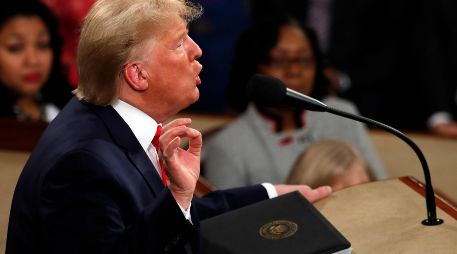 Trump alegó que no tendría por qué comparecer porque él no sabía nada sobre el enfrentamiento y tampoco había estado involucrado en la contratación de su personal de seguridad. AP/J. Scott