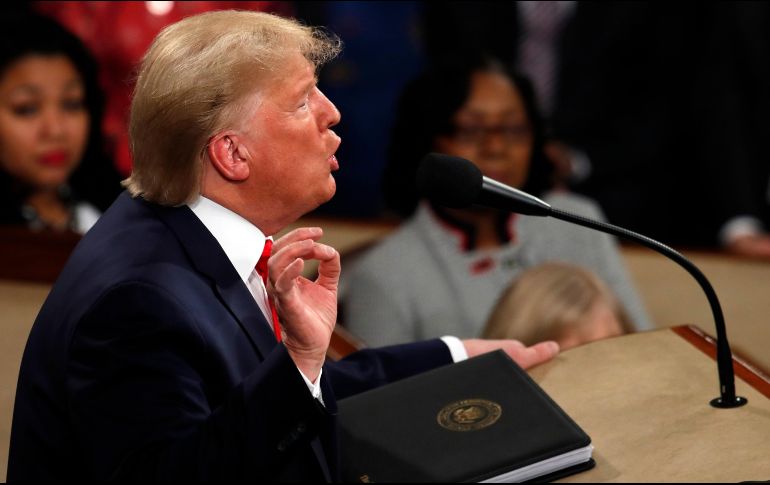 Trump alegó que no tendría por qué comparecer porque él no sabía nada sobre el enfrentamiento y tampoco había estado involucrado en la contratación de su personal de seguridad. AP/J. Scott