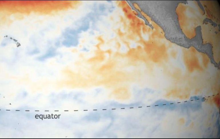 Los expertos han detectado una disminución de la temperatura en el Pacífico. NOAA