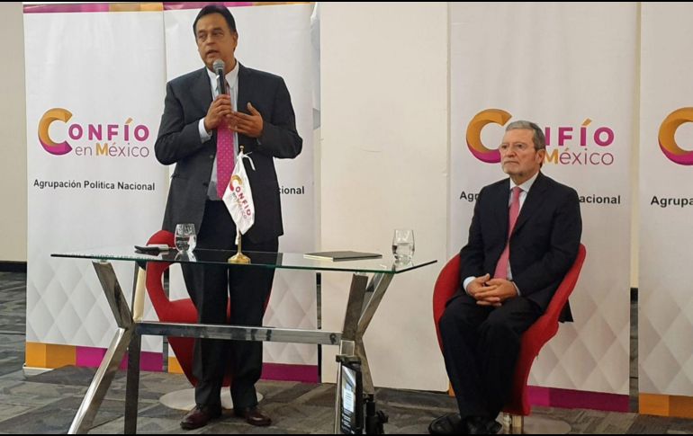 El evento es organizado por la agrupación política Confío en México, de la cual Salvador Cosío es presidente (izq). EL INFORMADOR
