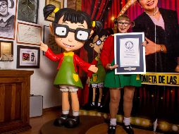 María Antonieta de las Nieves entró en los Guinness World Records por la longevidad de su personaje La Chilindrina. EFE/Guinness World Records