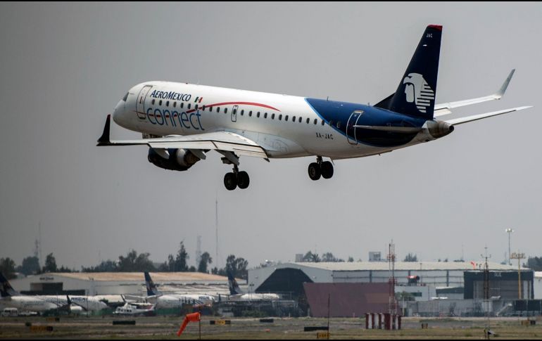 El ameno hecho ocurrió en un vuelo de Aeroméxico. AFP / ARCHIVO