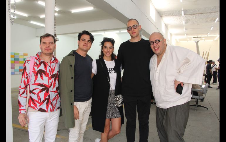 Carlos Carbajal, Franco Herrera, Janette Millán y Moisés Sácal Maauad. GENTE BIEN JALISCO/ESMERALDA ESCAMILLA