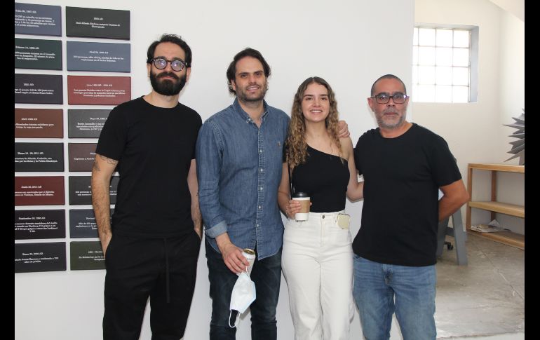 Curro Borrego, Polin Rubio, Adriana Villaseñor y Octavio Abundes. GENTE BIEN JALISCO/ESMERALDA ESCAMILLA
