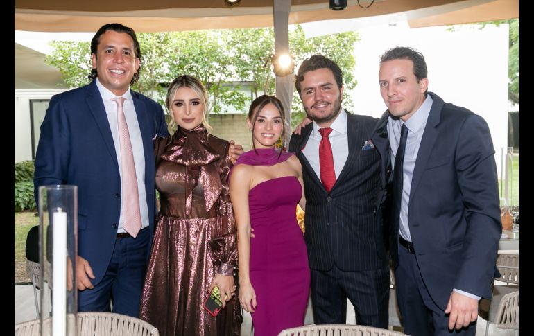 Frank Méndez, Alana Jarero, Linet Ramírez, David Díaz y Hans Fernández. GENTE BIEN JALISCO/JORGE SOLTERO