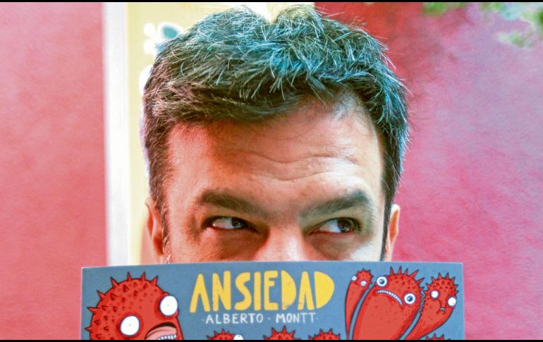 Alberto Montt. El ilustrador chileno posa desde la FIL, con el libro “Ansiedad”.  El Informador • A. Camacho