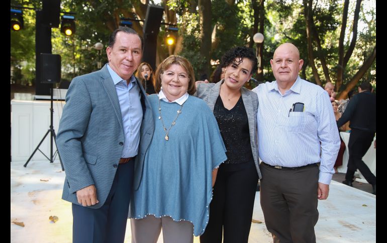 César Alzada, Anny Alzada, Lucía Ramírez Botelongo y Rigo Ramírez Botelongo.GENTE BIEN JALISCO/TONY MARTÍNEZ