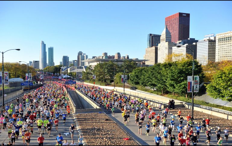 El maratón de Chicago es uno de los cinco de más atracción a nivel mundial. ESPECIAL