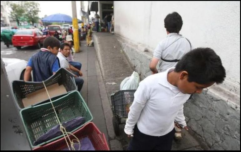 El trabajo infantil se define como la participación de niños y adolescentes en formas de trabajo prohibidas o peligrosas. EL INFORMADOR / ARCHIVO