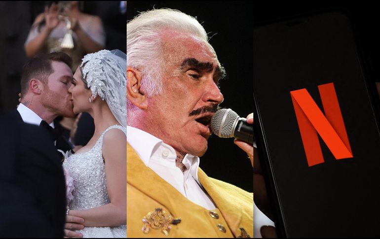 La boda del “Canelo” Álvarez, la muerte de Vicente Fernández y algunos estrenos de Netflix fueron de lo más visto. ESPECIAL