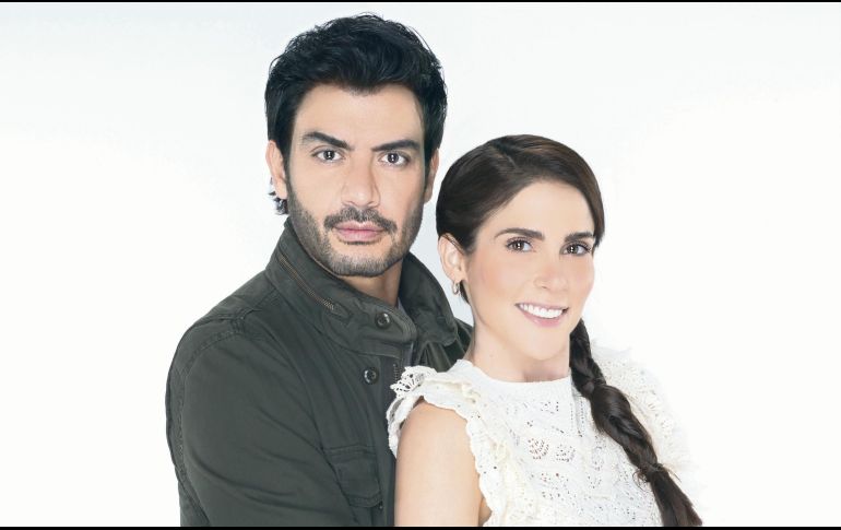 Protagonistas. Andrés Palacios y Eva Cedeño darán vida a “Bruno” y “Abril”,en “Amor dividido”. Cortesía/ Televisa