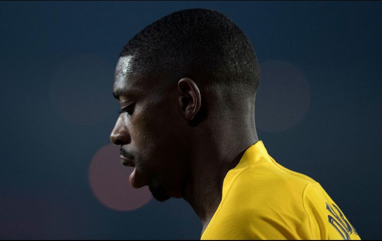 Diría adiós. Dembélé estaría viviendo sus últimos minutos como jugador de Barcelona. AFP