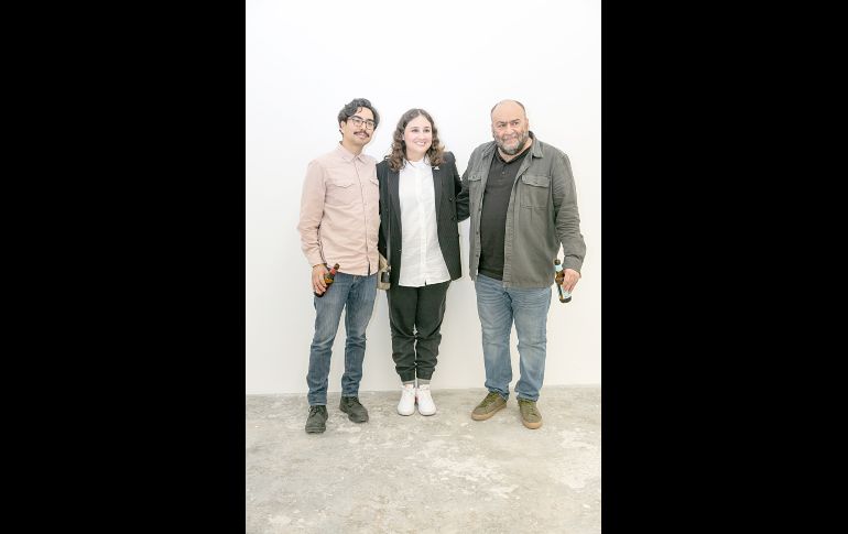 Jorge Sierra, Paloma Tejeda y Jorge Tejeda. GENTE BIEN JALISCO/ JORGE SOLTERO