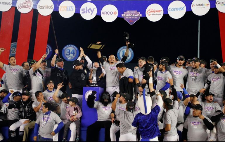 Charros conquistó recientemente el título de la Liga Mexicana del Pacífico. TWITTER/@charrosbeisbol