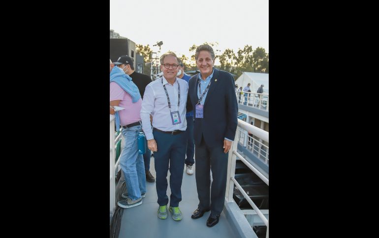 Gustavo Santoscoy y Juan José Frangie. GENTE BIEN JALISCO/ ANTONIO MARTÍNEZ