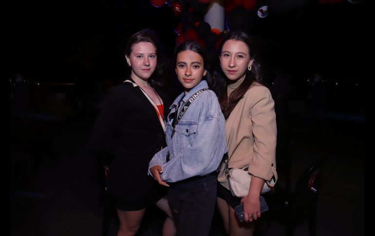 Mafer Basáñez, Fernanda Navarro y Cristian Rodríguez. GENTE BIEN JALISCO/ CLAUDIO JIMENO