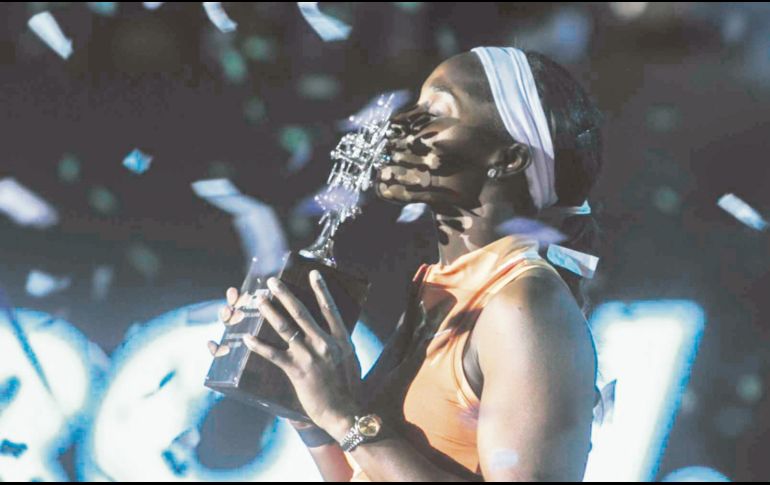 La monarca. La estadounidense Sloane Stephens llegó como una de las favoritas e hizo válido el pronóstico. El Informador/ G. Gallo