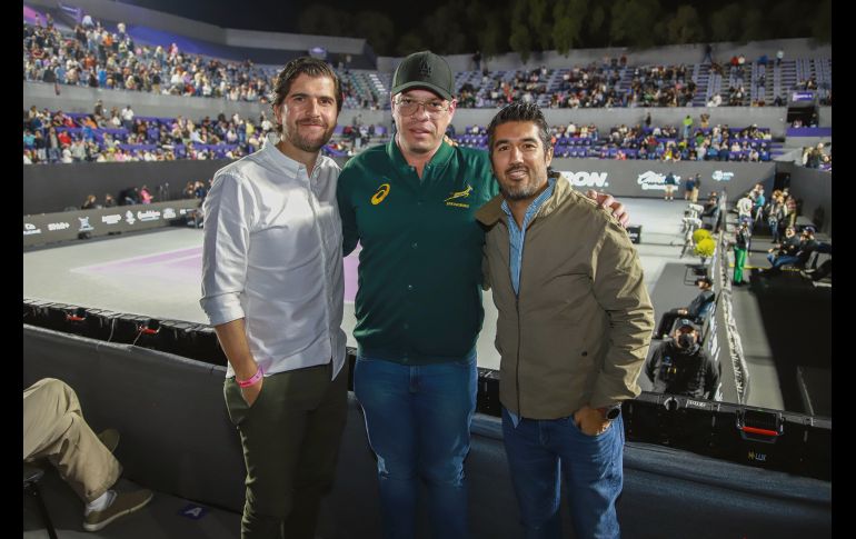 Alejandro Michel, Pepe Romero y Jorge Martínez. GENTE BIEN JALISCO/ANTONIO MARTÍNEZ