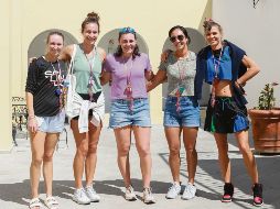 Catherine Harrison, Elixane Lechemia, Ingrid Neel, Aldila Sutjiadi y Katarzyna Piter. GENTE BIEN JALISCO/ANTONIO MARTÍNEZ