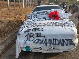 El vehículo con los cinco cadáveres fue abandonado en una carretera del poblado Las Cuchillas. EFE