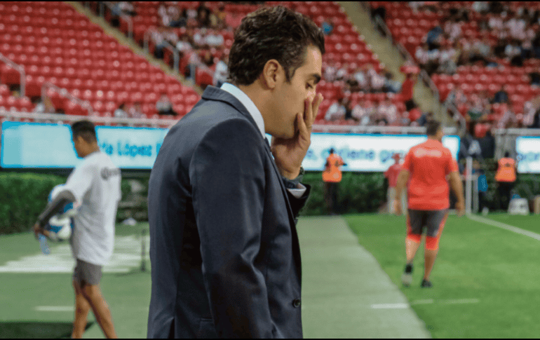 Marcelo Michel. El ahora ex entrenador del Guadalajara posee uno de los porcentajes de efectividad más bajos de la Era Vergara. Imago7