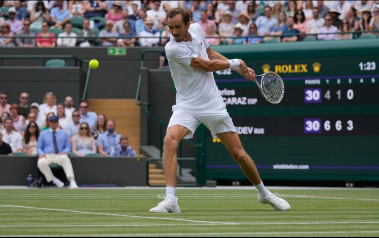 Entre los jugadores afectados por el veto se destacan el campeón del último US Open, Daniil Medvedev, número dos del ranking de la ATP.  AP / ARCHIVO